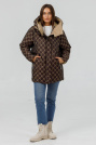 Пуховик двосторнній коричневий Пуховик двосторнній 23440-09-5
