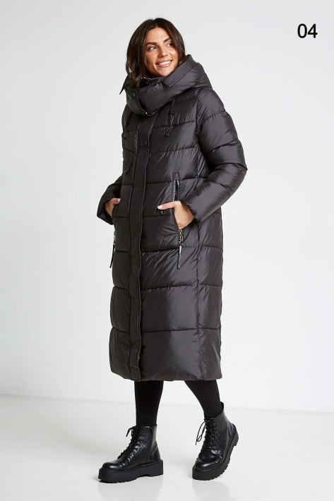 Пуховик чорний жіночий Пуховик Fodarlloy 23519-043