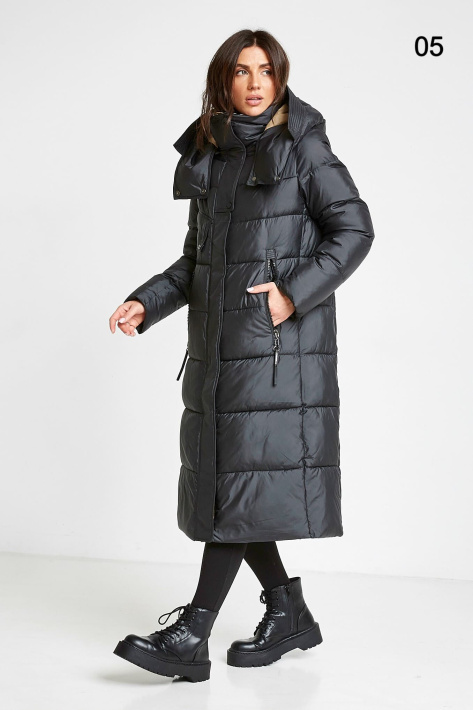 Пуховик сливовий збоку Пуховик Fodarlloy 23519-053