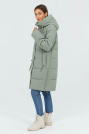 Пуховик спорт шик оливковий жіночий Пуховик спорт шик 4295-081