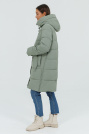 Пуховик спорт шик оливковий Пуховик спорт шик 4295-082