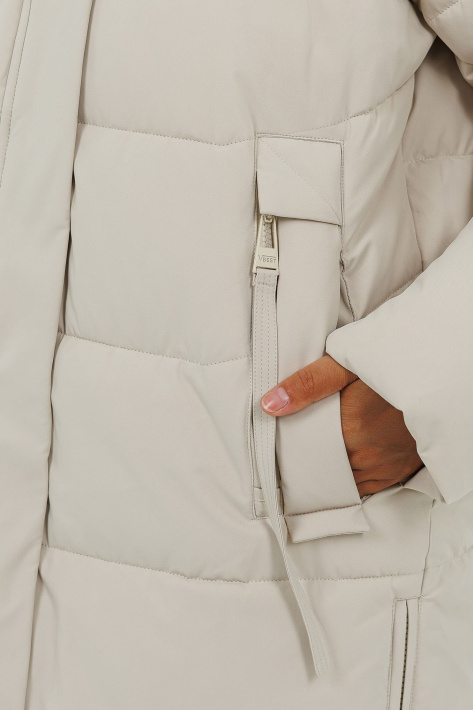 Пуховик спорт шик в деталях Пуховик спорт шик 4295-1