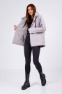 Двостороння куртка великих розмірів Двостороння куртка 536-1