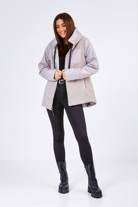 Двостороння куртка коротка Двостороння куртка 536-7