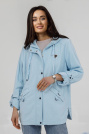 Джинсовая куртка голубая летняя на девушке Джинсовая куртка 645-83