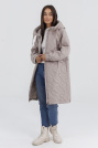 Пальто-реглан на флісі жіноче в коліно Пальто-реглан на флісі 687-15