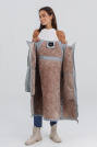 Пальто-реглан на флісі жіноче тепле Пальто-реглан на флісі 687-3