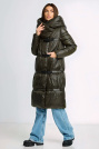 Пуховик женский хаки Пуховик Transformers 7007-85