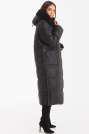 Пуховик ковдра довгий Пуховик ковдра жіночий 716-3