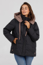Куртка-зефірка жіноча чорна Куртка-зефірка 718-04-5