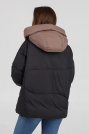 Куртка-зефірка зі спини чорна Куртка-зефірка 718-04-6