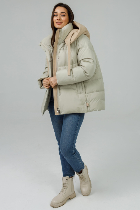 Куртка-зефірка фісташкового кольору Куртка-зефірка 718-08-1