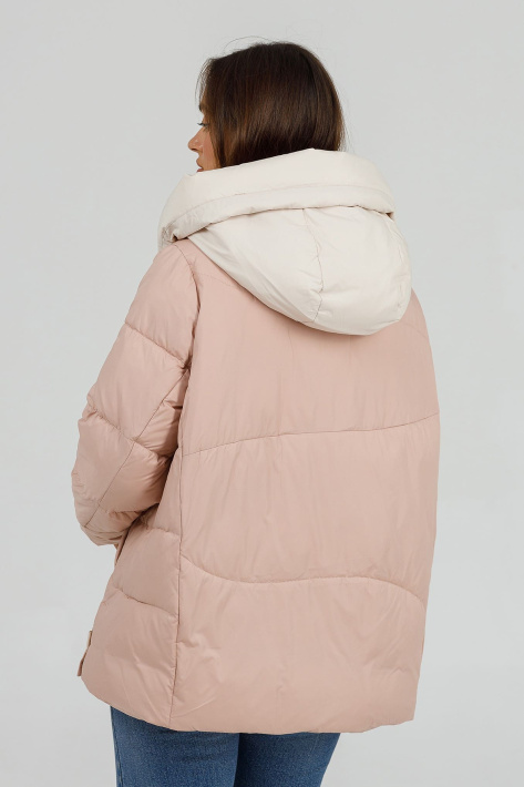 Куртка-зефірка рожева зі спини Куртка-зефірка 718-10-7