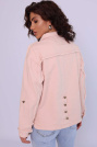 Джинсовая куртка розовая 725-а-10