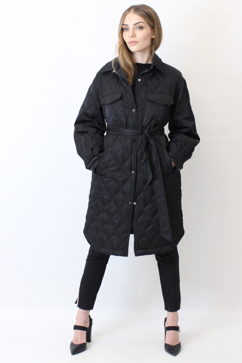 Куртка oversize черная 7551-5
