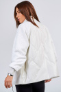 Куртка oversize белая демисезонная Куртка oversize 762-11