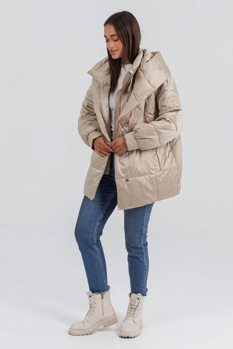 Куртка оверсайз на дівчині Куртка оверсайз 8025-2