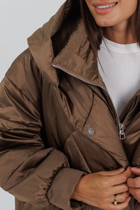 Куртка оверсайз в деталях Куртка оверсайз 8025-6