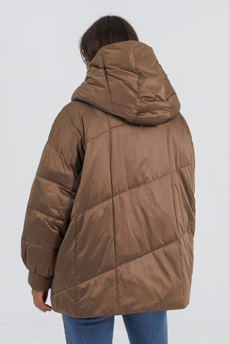 Куртка оверсайз з капюшоном Куртка оверсайз 8025-7