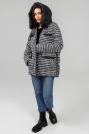 Куртка-пуховик в "гусячі лапки" Куртка-пуховик молодіжний 828-8