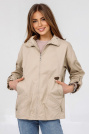 Ветровка oversize бежевая женская Ветровка oversize 867-09