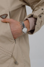 Ветровка oversize бежевая карман Ветровка oversize 867-1