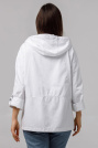 Ветровка Cotton белая с капюшоном Ветровка Cotton белая 885-4
