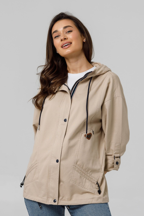 Ветровка Cotton бежевого цвета Ветровка Cotton беж 885-2