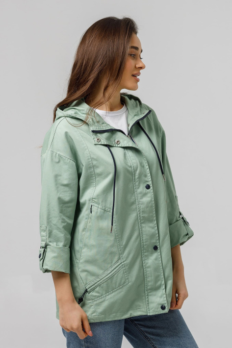 Ветровка Cotton оливковая женская Ветровка Cotton оливка 885-2