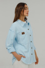 Джинсова куртка-сорочка оверсайз 918-8