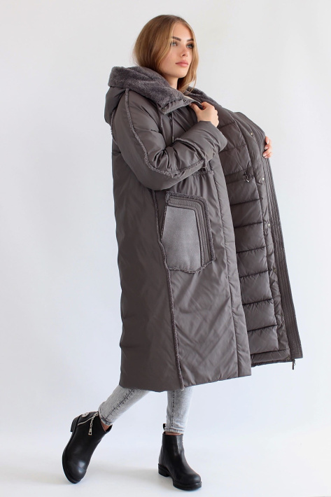 Пуховик дублёнка 7 Пуховик дублёнка 987-7