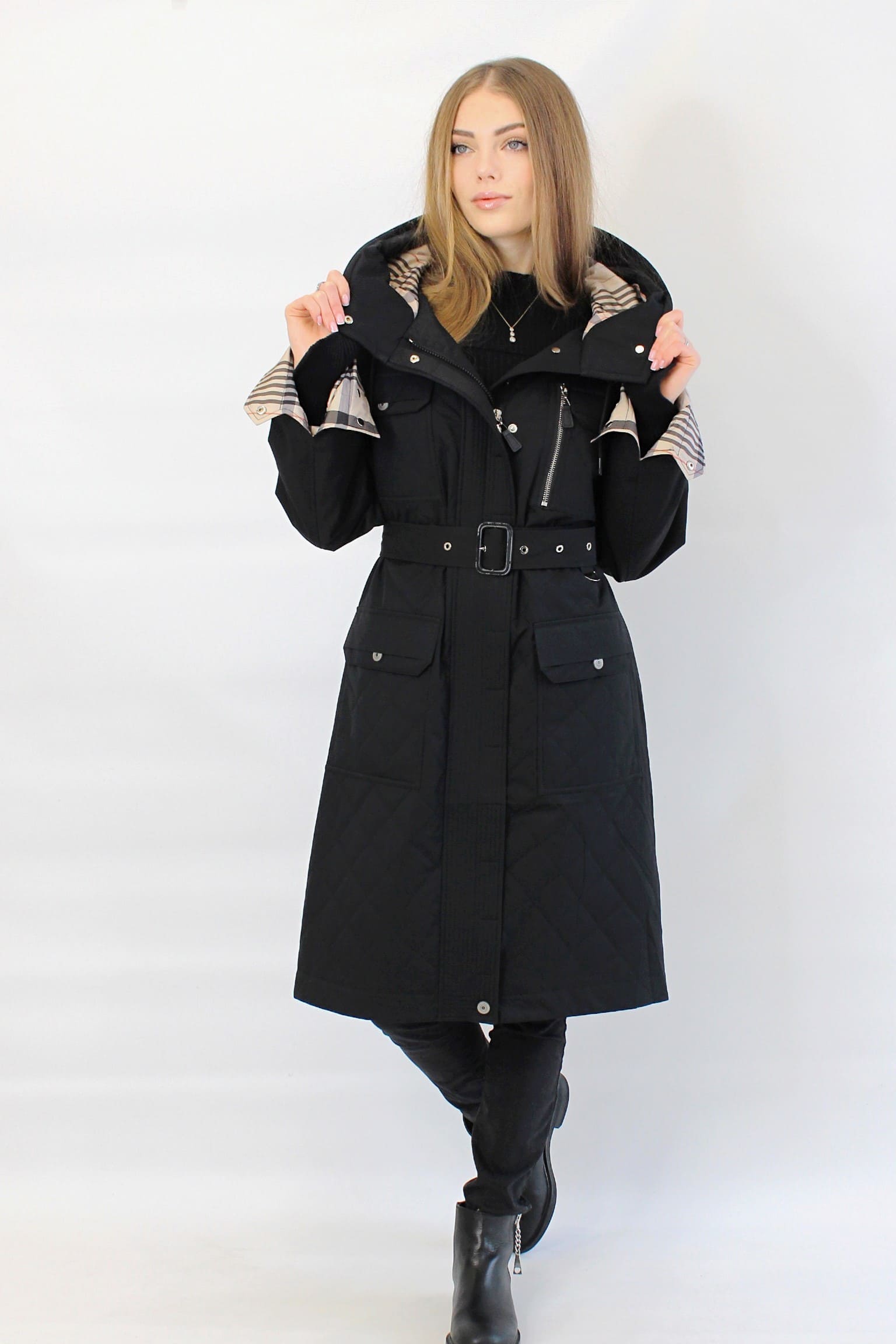Пальто-парка Burberry Lora Duvetti 22805 купить женщинам Украины